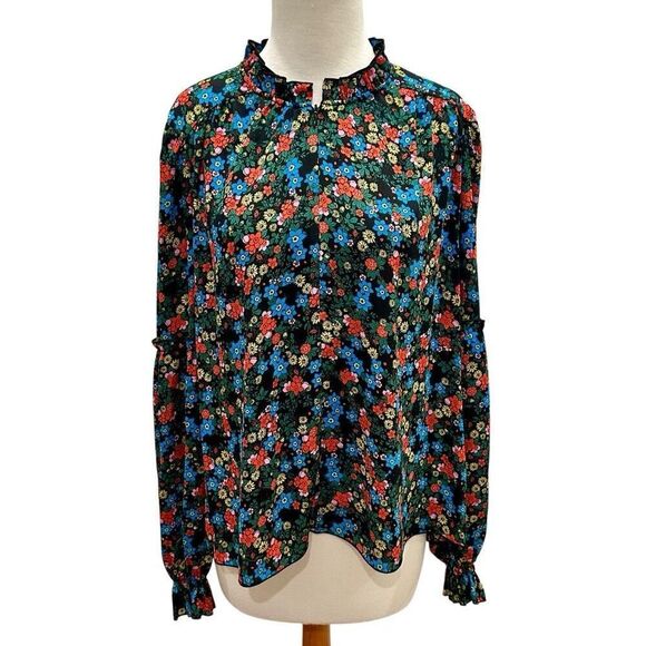 ME+EM Floral Pullover BLouse - Picture 1 of 5
